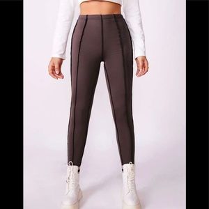 Contrast Stitch Leggings